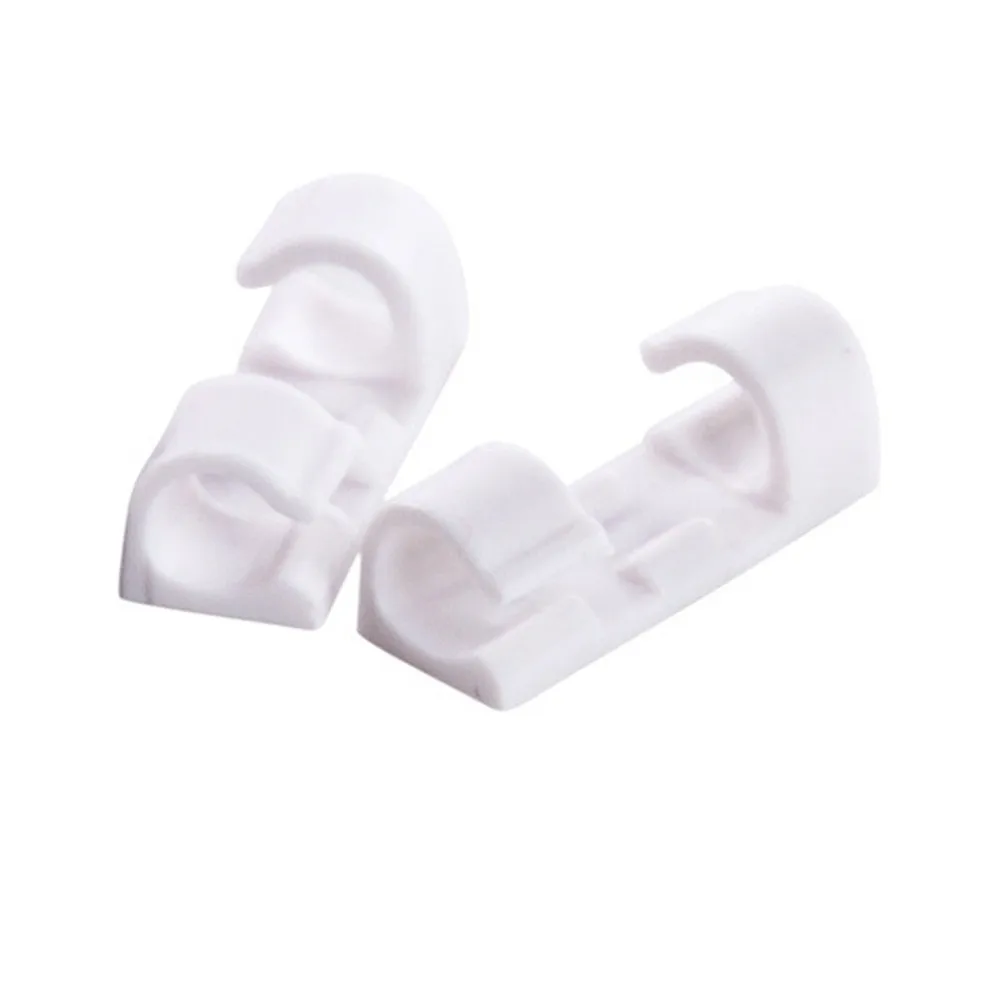 20 шт./упак. самоклеящаяся скрепленная проволокой линии кабельный зажим Пряжка