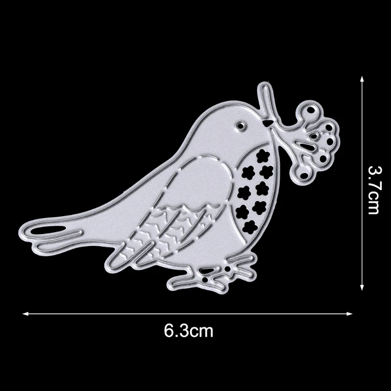Птица металлический Трафаретный вырубной штамп Трафареты для скрапбукинга