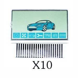 Гибкий кабель для ЖК-дисплея A91 для Starline A91, 10 шт., пульт дистанционного управления с ЖК-дисплеем, двусторонняя Автомобильная сигнализация, оптовая продажа