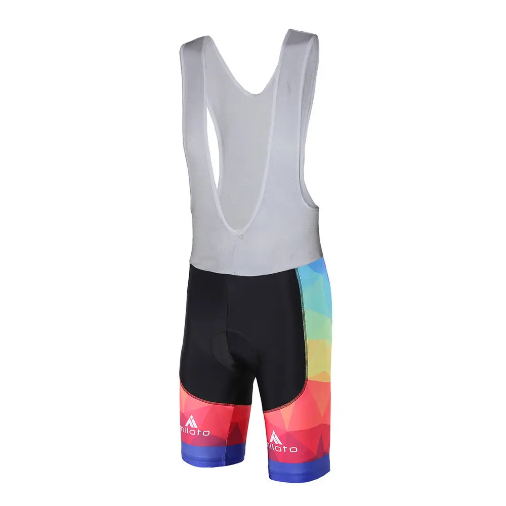 Мужская Велоспорт Bib Шорты Большой Велосипед Мягкий Короткий Нагрудник Колготки