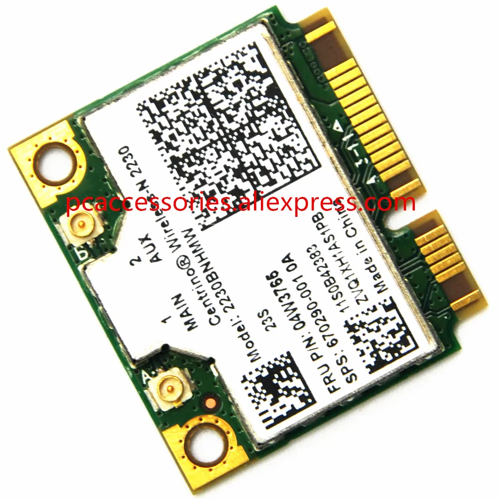 Для thinkpad IBM E430 E330 V490 Y400 Intel Centrino Wireless-N 2230 2230BNHMW Half Mini PCIe 300M Wifi Bluetooth 4 0 Wlan-карта |