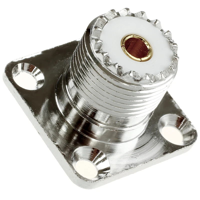 New UHF Female SO239 Panel Chassis Mount Flange Deck Solder Cup RF Connector | Обустройство дома