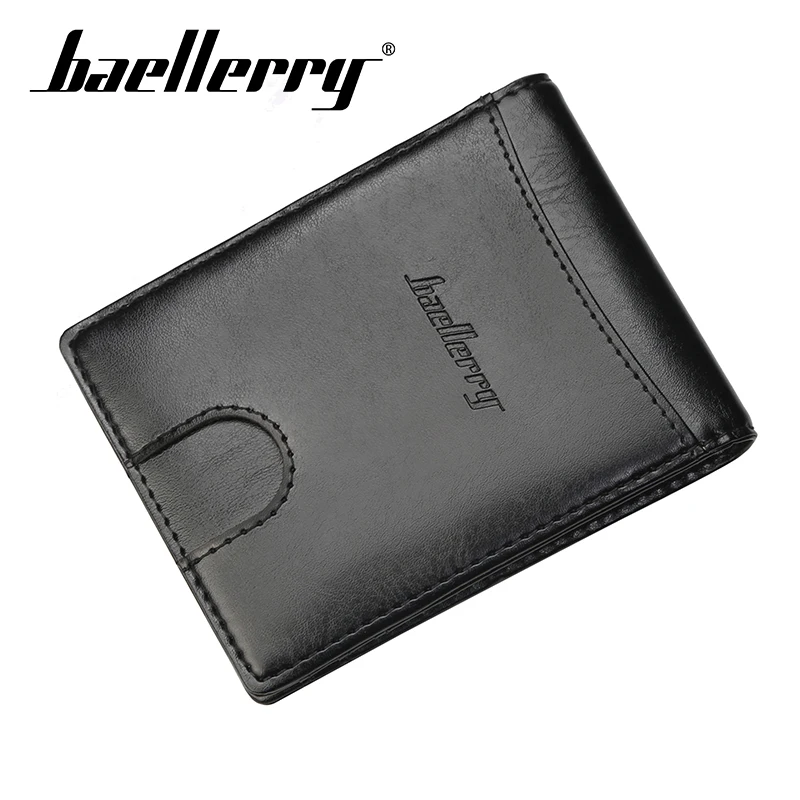 Короткий кошелек Baellerry для мужчин бумажник с кармашком монет удобная мужская