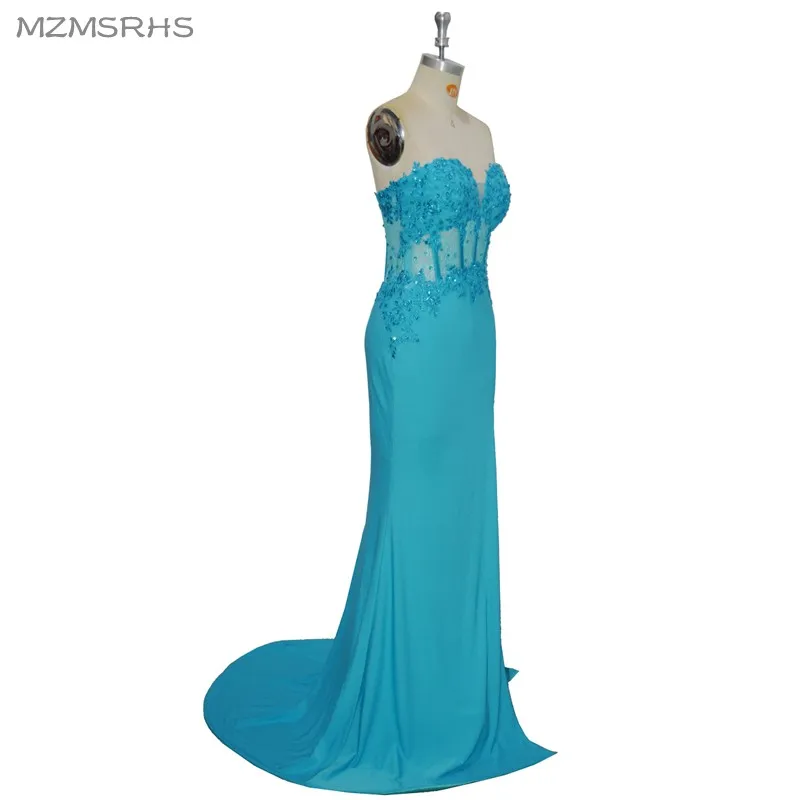 2018 новый Фантастический кружевной топ длинное платье для выпускного вечера