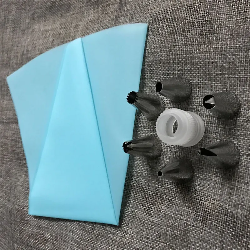 8 шт./компл. большой Размеры насадка для декорирования торта Кухня аксессуары