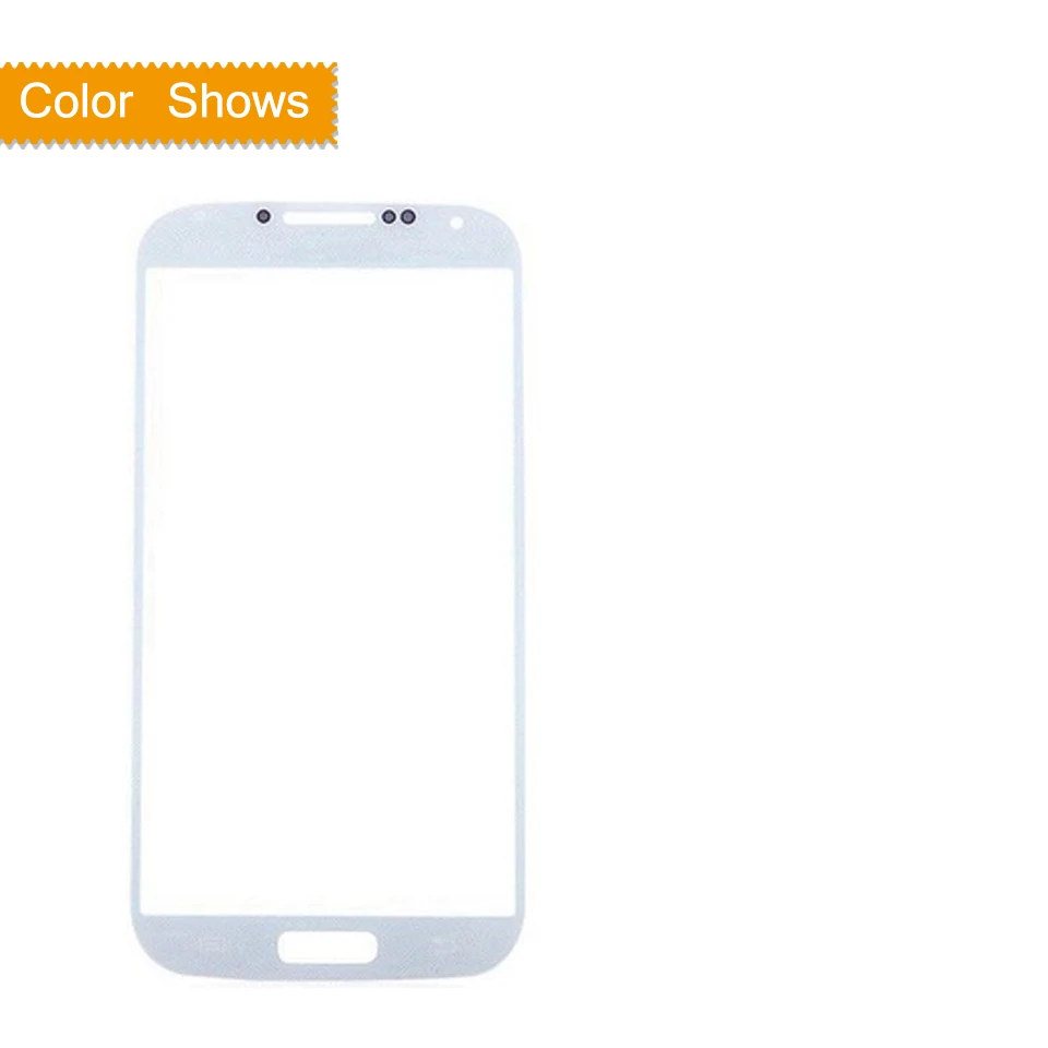S4 Сенсорный экран для samsung Galaxy GT-i9505 i9500 i9505 i9506 i9515 i337 сенсорный экран передняя панель стеклянная линза внешняя без ЖК-дисплея - Цвет: white no gift