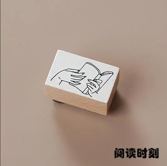 Винтажные деревянные штампы DIY Деревянные и резиновые штампы для канцелярских принадлежностей Скрапбукинг Стандартный штамп украшения канцелярские принадлежности YZ003 - Цвет: 15