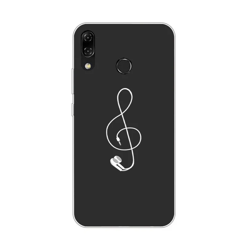As picture showing Мягкий ТПУ чехол для Asus Zenfone 5z ZS620KL, матовый чехол с рисунком для Asus Zenfone 5 ZE620KL, чехол s, милый чехол с котом - Цвет: As picture showing