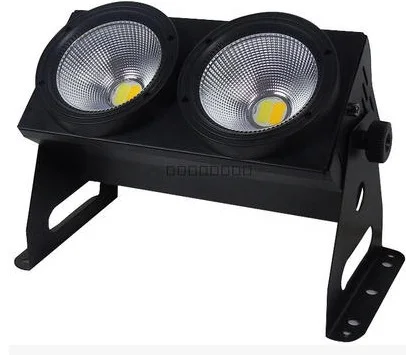 Высокое качество 2X100w cob led par light doulbe color 2 eyes blinder wash сценический свет для ночного