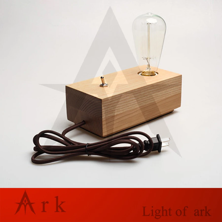 Винтаж деревенский Edison настольная лампа светильник ы для украшения E27/E26