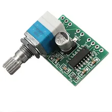 1 шт. мини PAM8403 5 в 2 канала USB для аудио усилитель доска 3 Вт x 2 Вт регулятор громкости