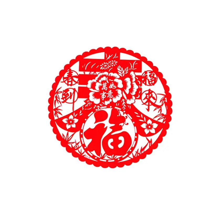 Китайский красный бумажный порезы чисто ручной работы бумаги резки окна