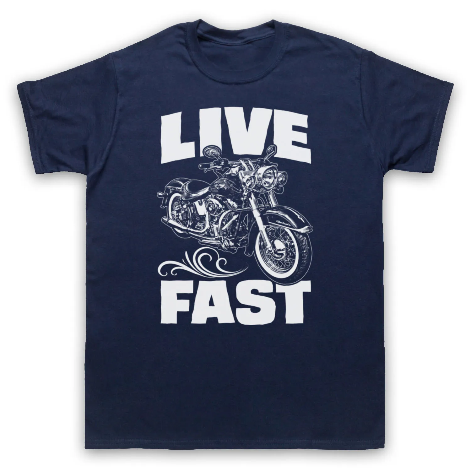 Футболка с принтом 2019 модная Байкерская Мужская футболка для езды на