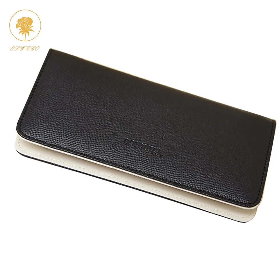 Кошелек OSWEGO мужской кожаный с отделением для карт на молнии 2019|Женские кошельки| |