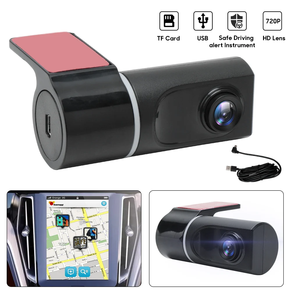 USB автомобильный видеорегистратор камера видео рекордер ADAS Full HD 720P широкоугольный объектив тире камера для Android 6,0 8,0 автомобильный DVD Мониторинг Поддержка