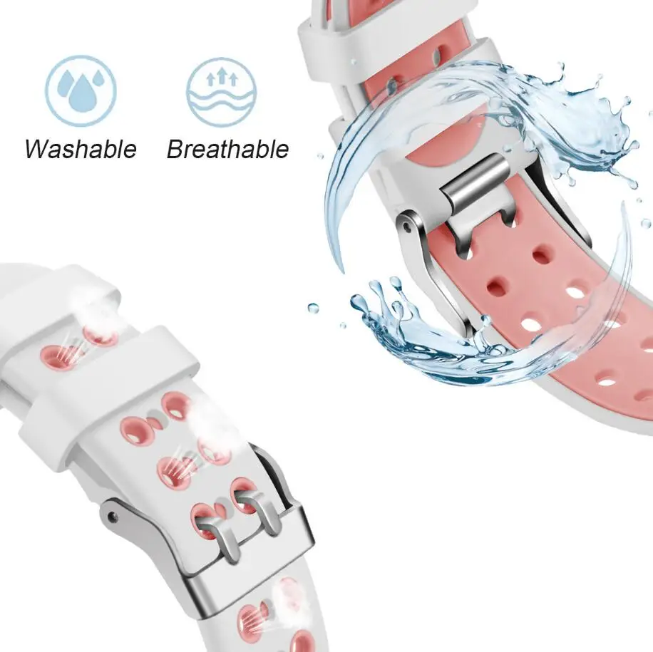KINGBEIKE силиконовый ремешок для часов Apple Watch Series 1 2 3 4 Band iWatch 38 мм 42 40 44 сменный