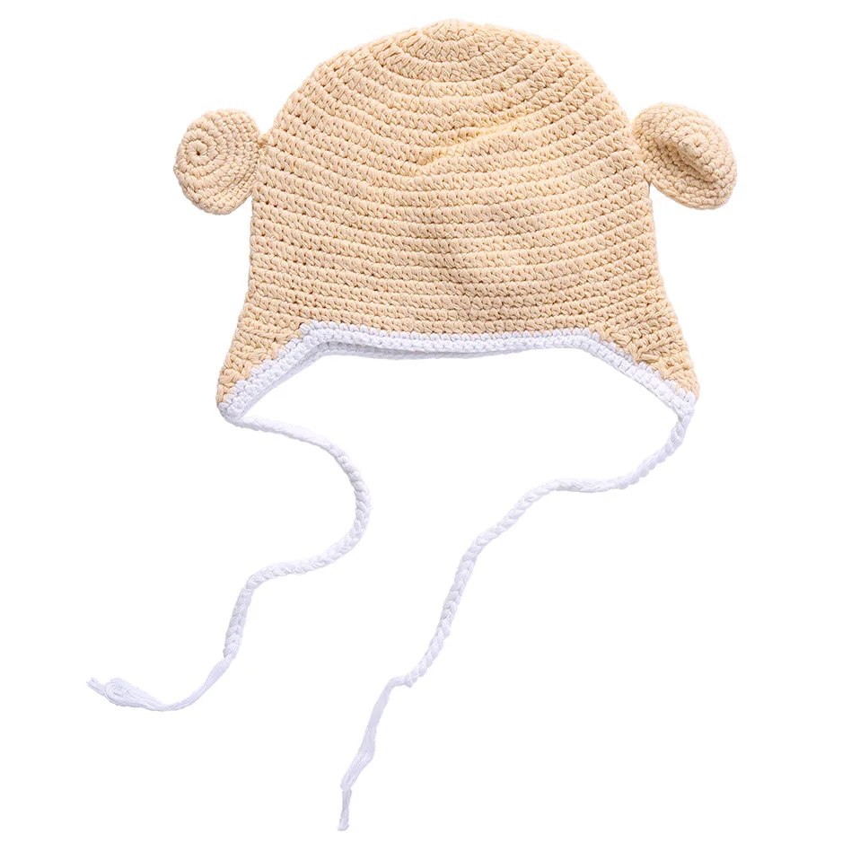 Pettigirl New Arrival Baby Apricot Hats Rabbit Ear Adjustable Caps Toddler Autumn Winter Children Clothing KC00101-20 | Детская одежда