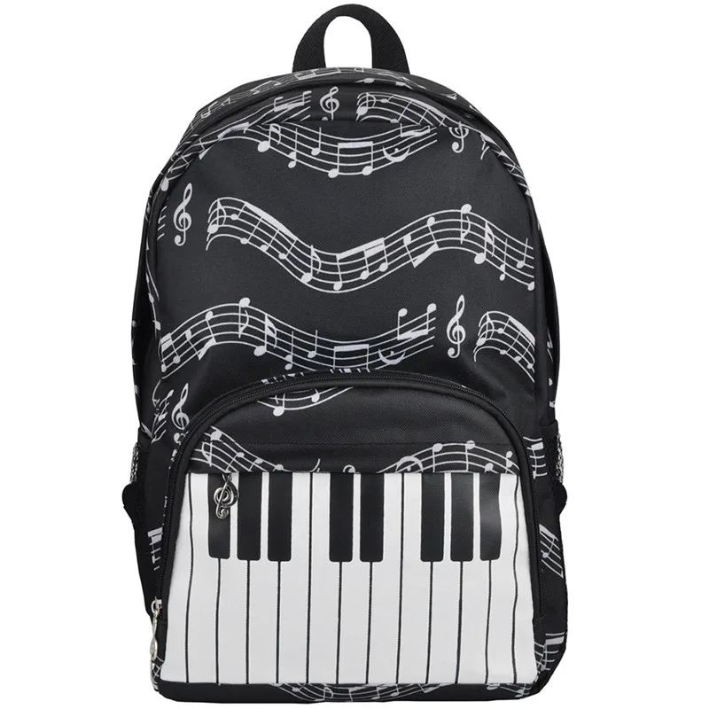 20 35L Music Bag Oxford Cloth Symbol Score Piano Keyboard Stave Version Musical Notation Sheet Backpack|sheet music bag|backpacking backpackbackpack