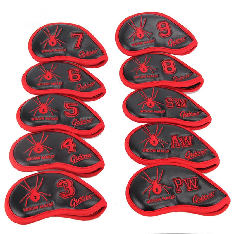 A Lot Of Pro Custom Golf Iron Headcover 3 #-9 # Pw Aw Sw высококачественные Чехлы для гольфа 10 шт./лот