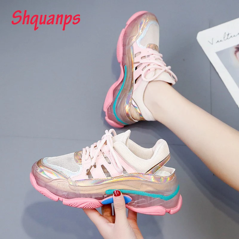 Роскошные кроссовки; женская обувь; scarpe donna; повседневная обувь на платформе; шикарная Брендовая женская обувь; дышащая обувь; Basket Femme Espadrilles