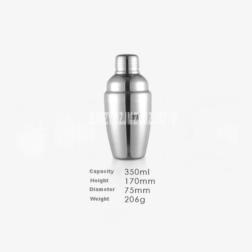 Hot Sale HY1563a 350ML Cocktail Shaker Set / 10 Pieces includes Tin Jigger Ice Tong Strainer Rack Pourer Muddler &amp Spoon | Дом и сад
