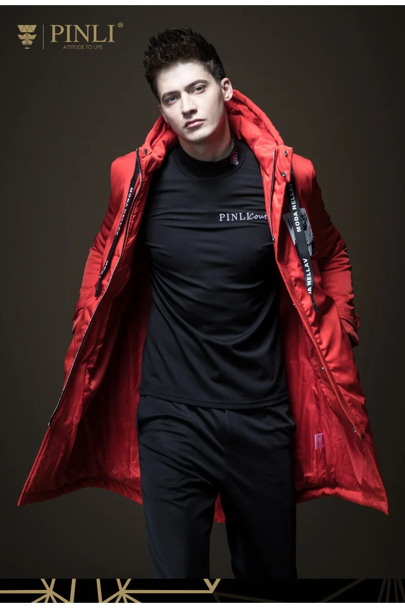 Зимние куртки, мужские куртки, Chaquetas Hombre Casacos, мужская куртка, Pinli Pin Li, новая мужская одежда, костюм, Молодежная шапка средней длины, B184305608