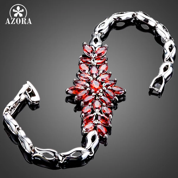 Азора уникальный огранка маркиза Красный AAA + Кубического циркония Капля воды