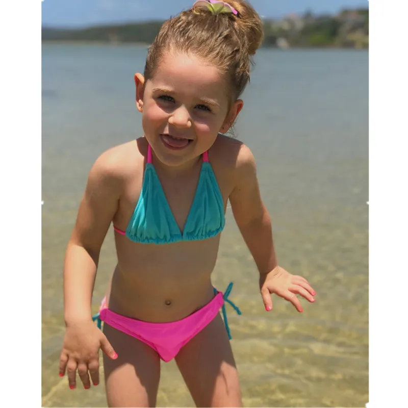 Летний купальник для новорожденных девочек бикини танкини купальный костюм|summer