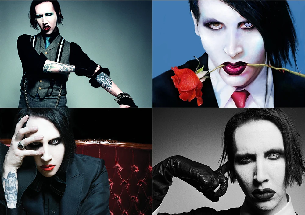 Marilyn постер с Мэнсоном прозрачные наклейки на стену украшение для дома