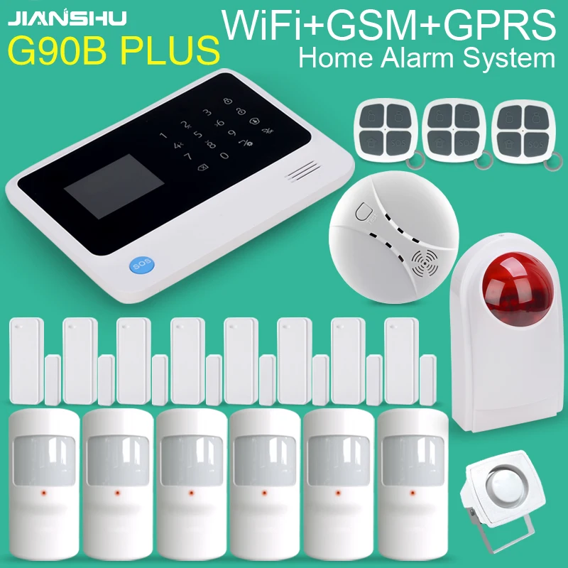 Система охранной сигнализации JIANSHU IOS Android управление через приложение GSM