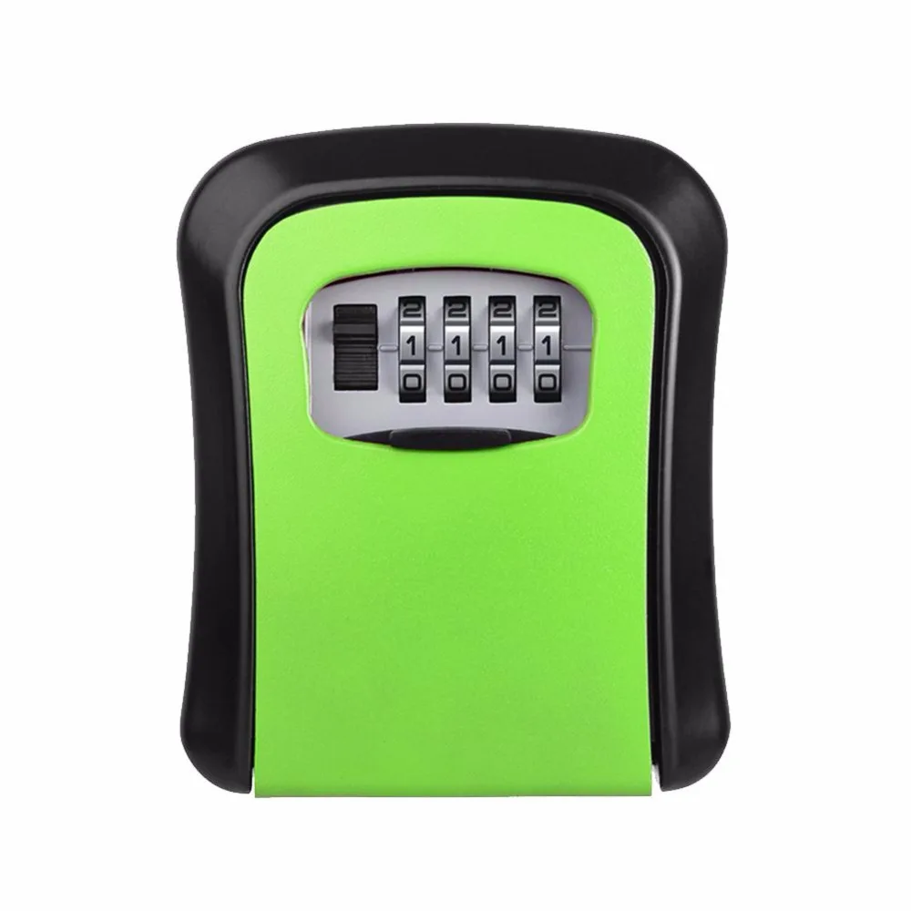 Настенный ящик для хранения ключей органайзер дверной замок с 4-значным кодовым