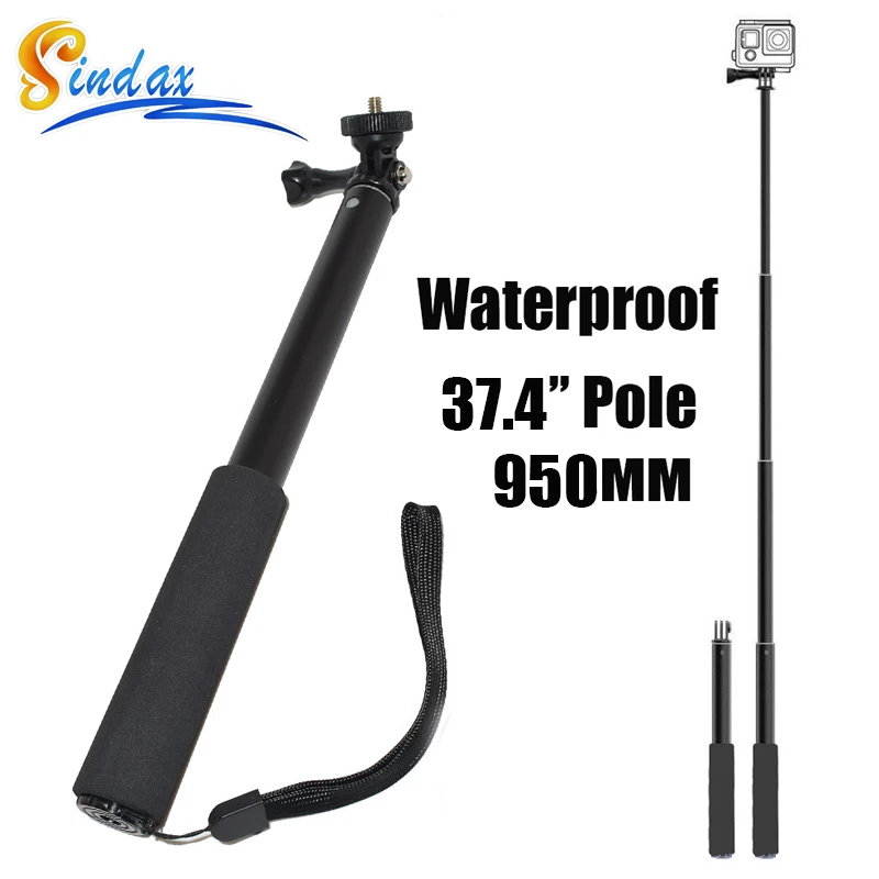 Waterproof Monopod Tripod Extendable Monopod Selfie Stick Monopod for xiaomi yi 4k II 2 /for SJ4000 for Gopro hero 8 5 6 7