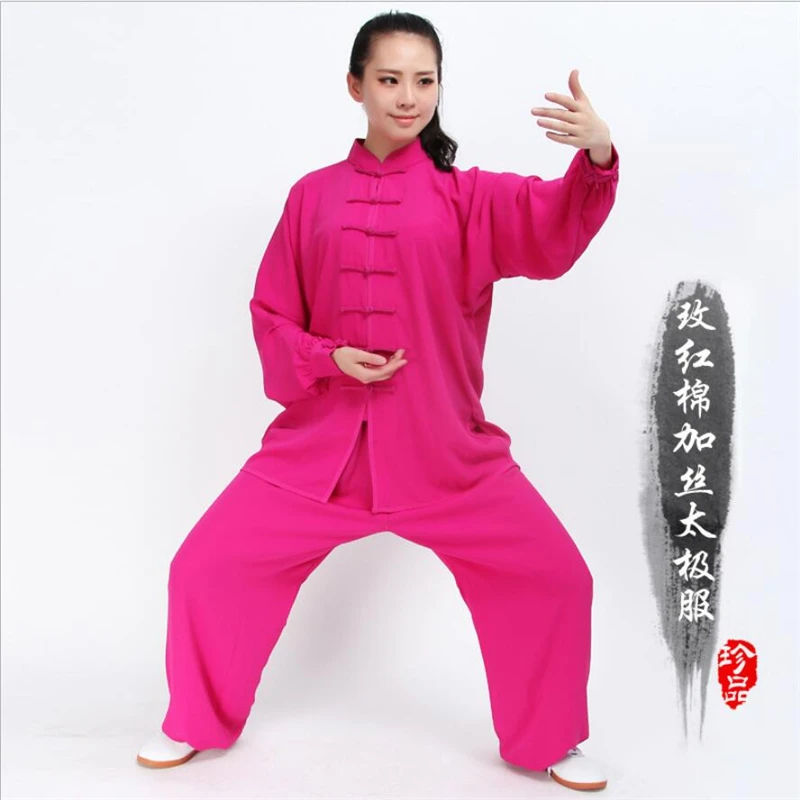 Tai chi одежда для женщин и мужчин китайский костюм taiji wudang кунг фу хлопковая