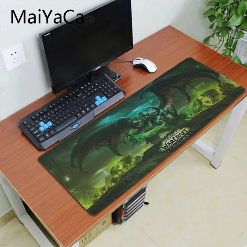 Maiyaca world of warcraft коврик для мыши геймер игровые коврики настольная клавиатура игровой коврик для мыши геймер 60X30 см большой Офисный Компьютерный стол коврик