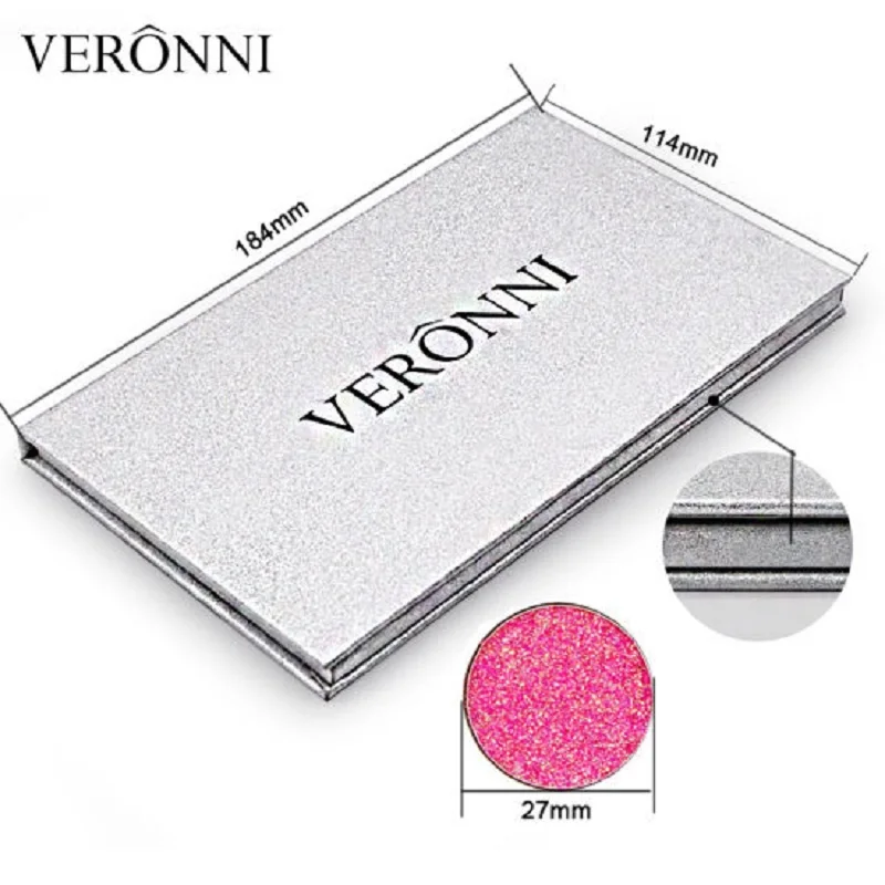 VERONNI best продавать макияж 15 цветов блеск для век Пигмент палитра теней |