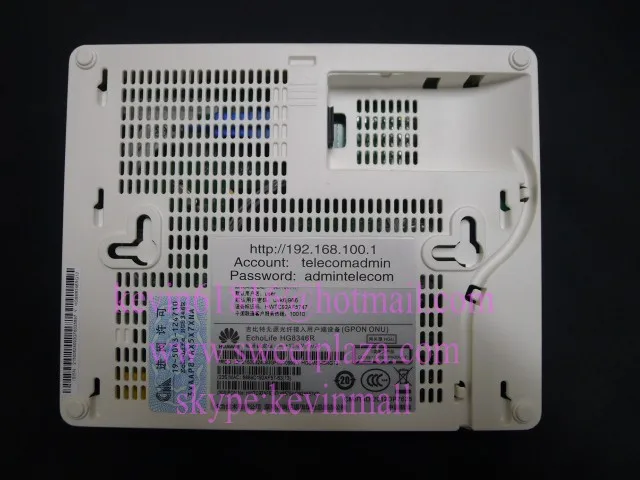 Б/у беспроводной терминал Gpon HG8346R ONU 4 ethernet и 2 голосовых порта английская версия |