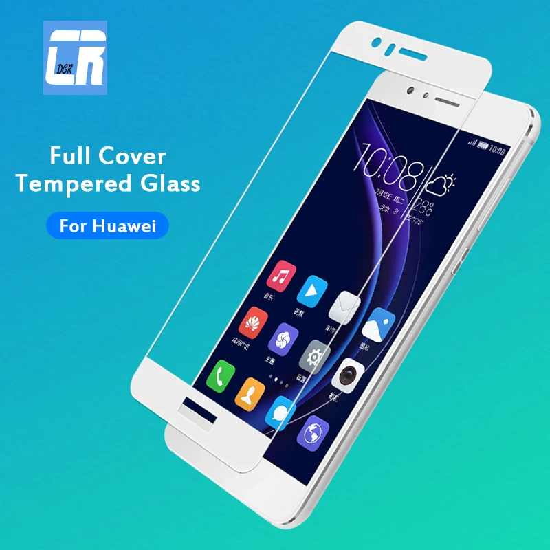 Закаленное стекло 9H с полным покрытием для Huawei P10 Nova 3 2 Plus GR3 GR5 2017 Защитная пленка