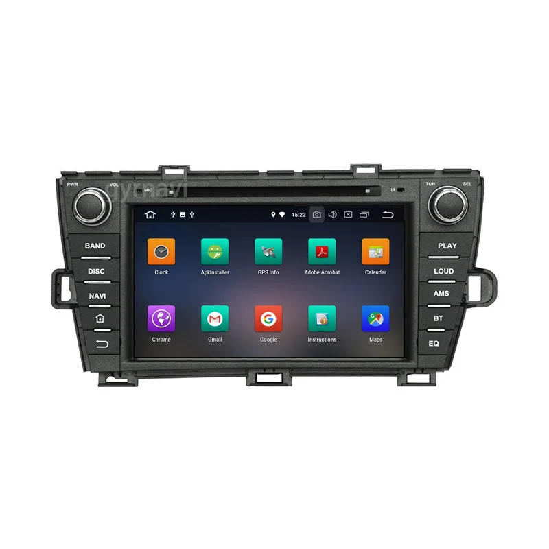 Android 8 0 автомобильный dvd проигрыватель с gps для toyota prius 2009 2013 Octa core PX5 4G Оперативная