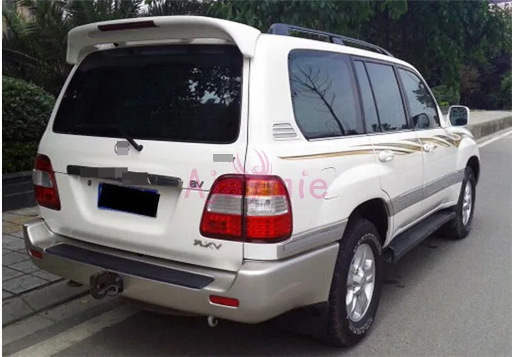 Неокрашенный Цвет задний спойлер 1998-2007 с Хромая авто-Стайлинг для Lexus LX470 Toyota Land Cruiser 100 LC100 J100 аксессуары
