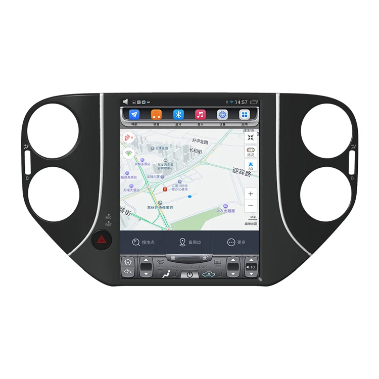 2010 2017 Tiguan 10 4 дюймовый вертикальный сенсорный экран Android автомобильный GPS