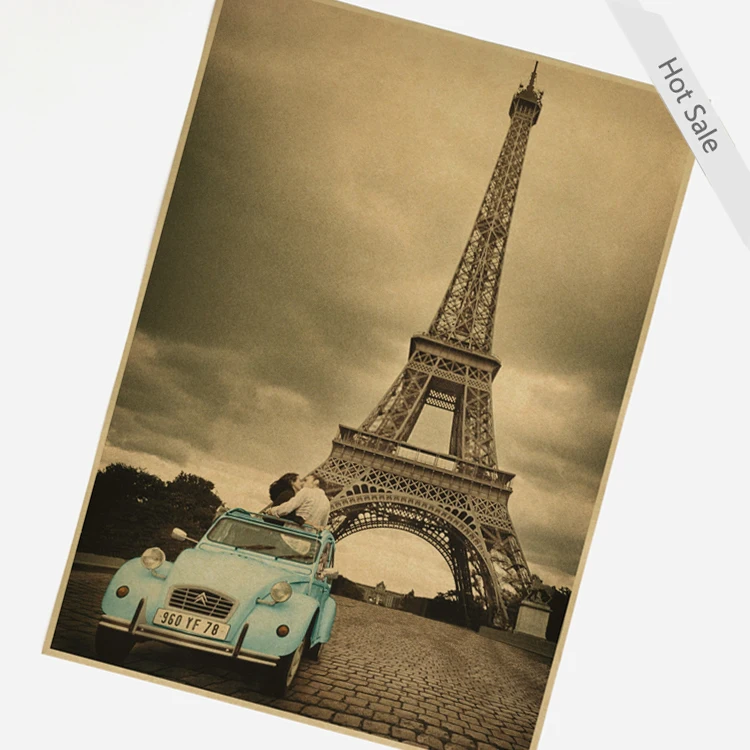 Бесплатная доставка Винтаж украшение для дома Любовь Париж Эйфелева башня