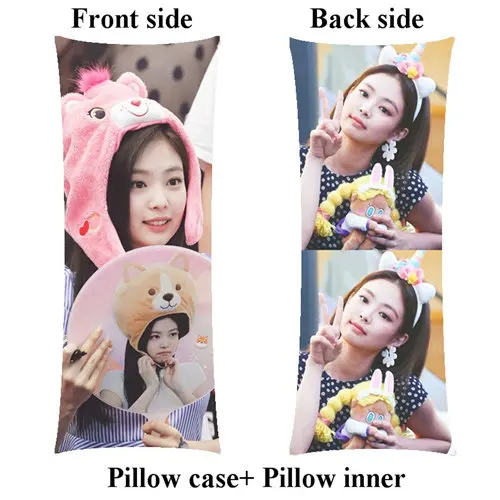 picture Новые kpop Jennie Kim длинные подушки с внутренней корейской девушки BLACKPINK подушка тела на заказ - Цвет: picture