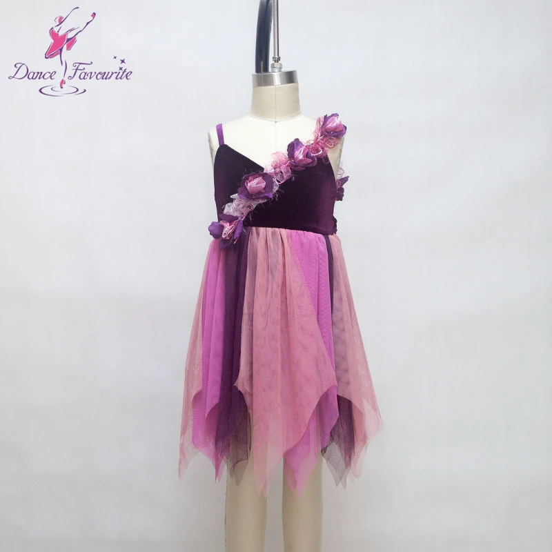 Бархатное трико платье для девушек танцевальный костюм женщин детей и взрослых