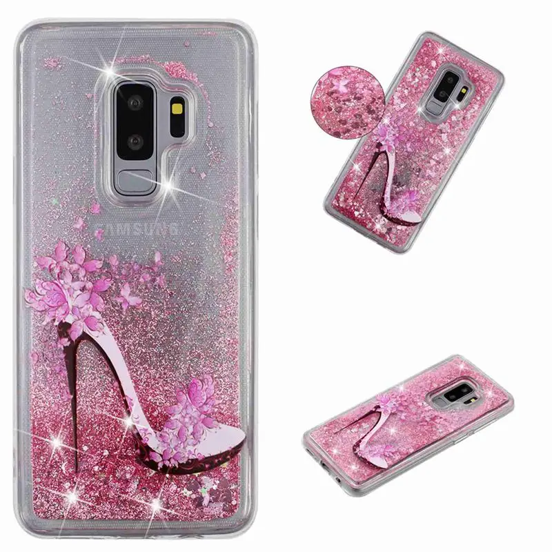 Чехол для телефона Samsung Galaxy S6 S7 край S8 S9 плюс S10e S10 защитной оболочки Блестящий