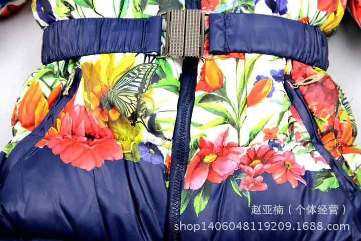 2016 Новые детские зимние платье для маленьких девочек лыжный костюм дети