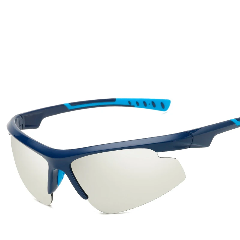 Новинка 2018 модные мужские поликарбонатные силиконовые солнцезащитные очки