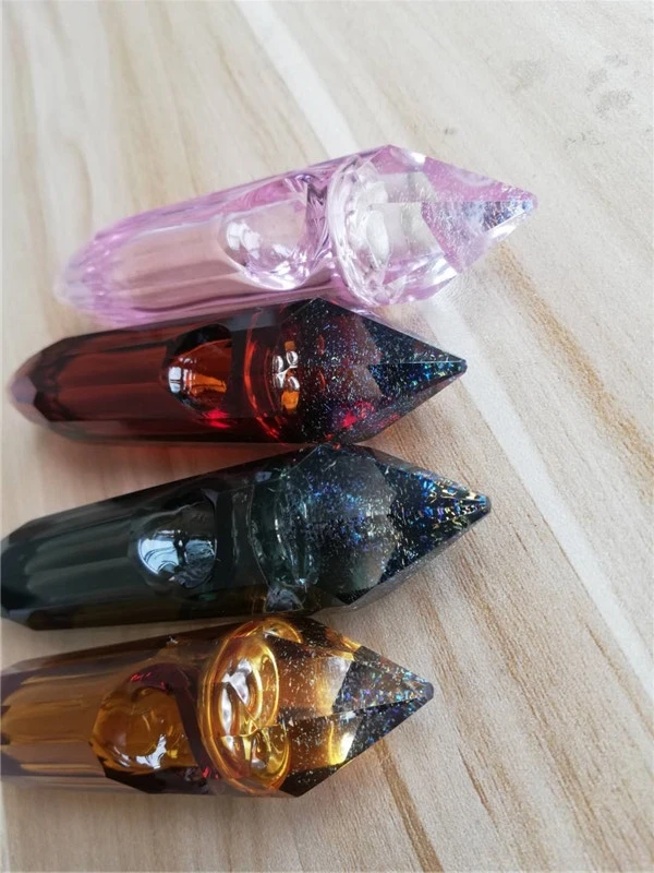 Хрустальная курительная трубка из натурального камня табачная трубка