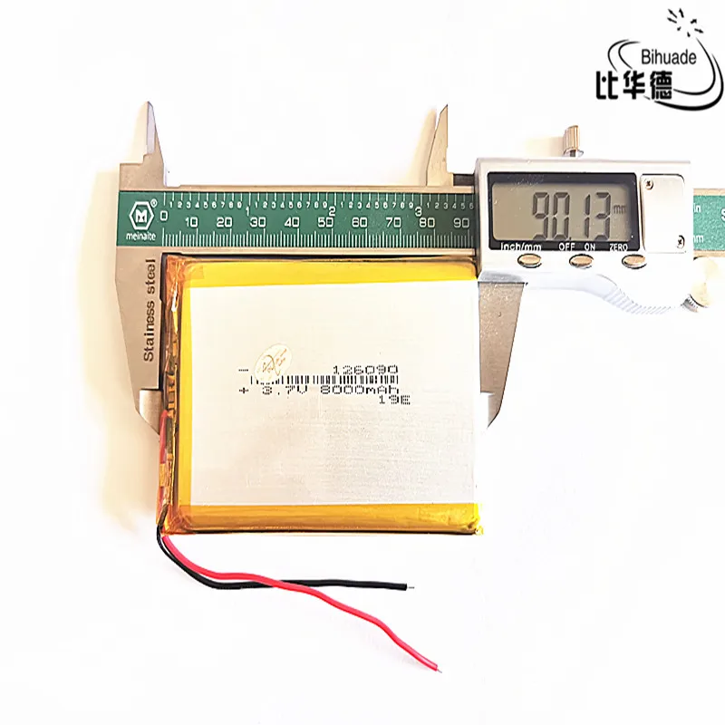 3 7 V 8000mAH [126090] PLIB Полимерный литий-ионный/литий-ионный аккумулятор для планшетных
