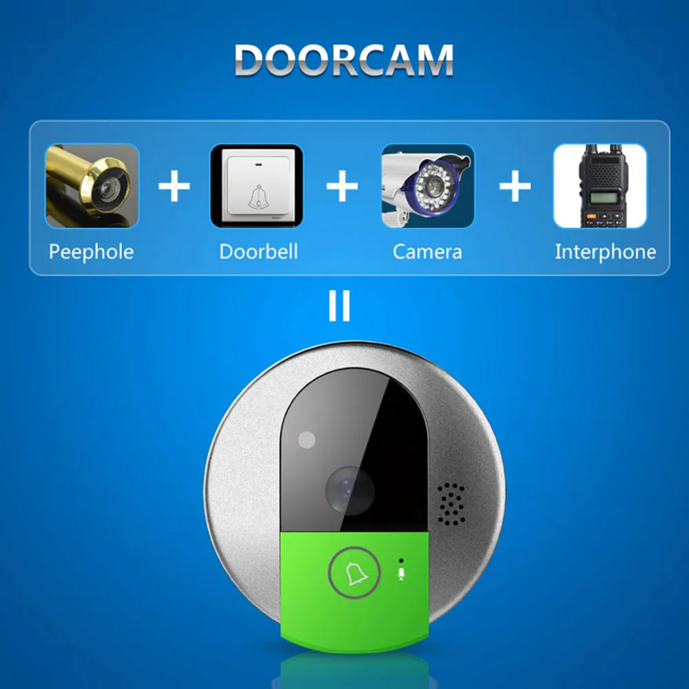 VStarcam C95 беспроводная камера безопасности 720P HD IP дверная камера WiFi с ночным видением двухсторонняя аудио широкоугольная видео Doorcam Cam
