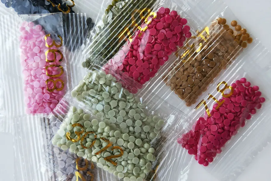 Алмазная вышивка Мультяшные собаки значок мозаика крестиком круглая картина